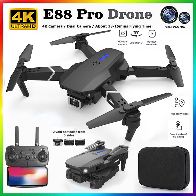 Drone Photogrammetry - 2026 NEW E88 Professional HD 4K