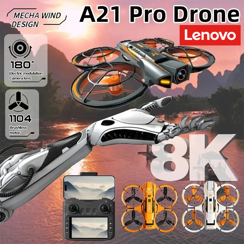 Drone Surveying - Lenovo A21 Pro Drone 4K Professional