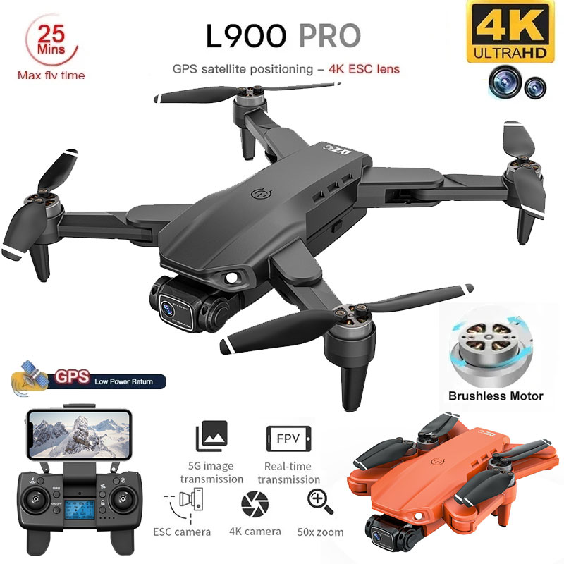 Drone Surveying - L900 Pro GPS Drone 4K Professional
