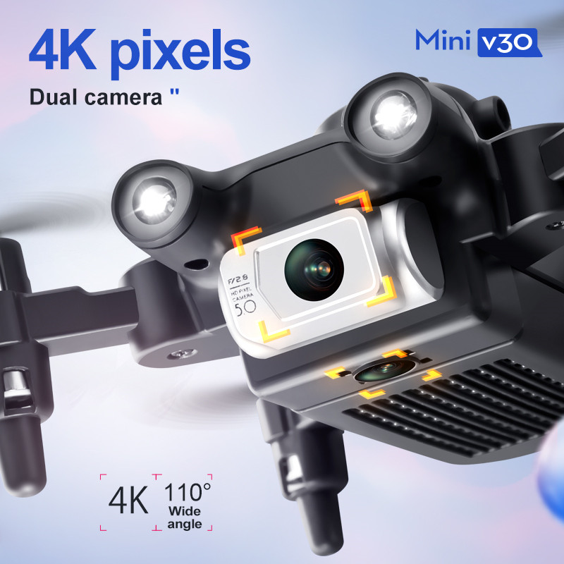 Mini V30 WiFi FPV Drone With 4 - Drone Video Production recension och pris