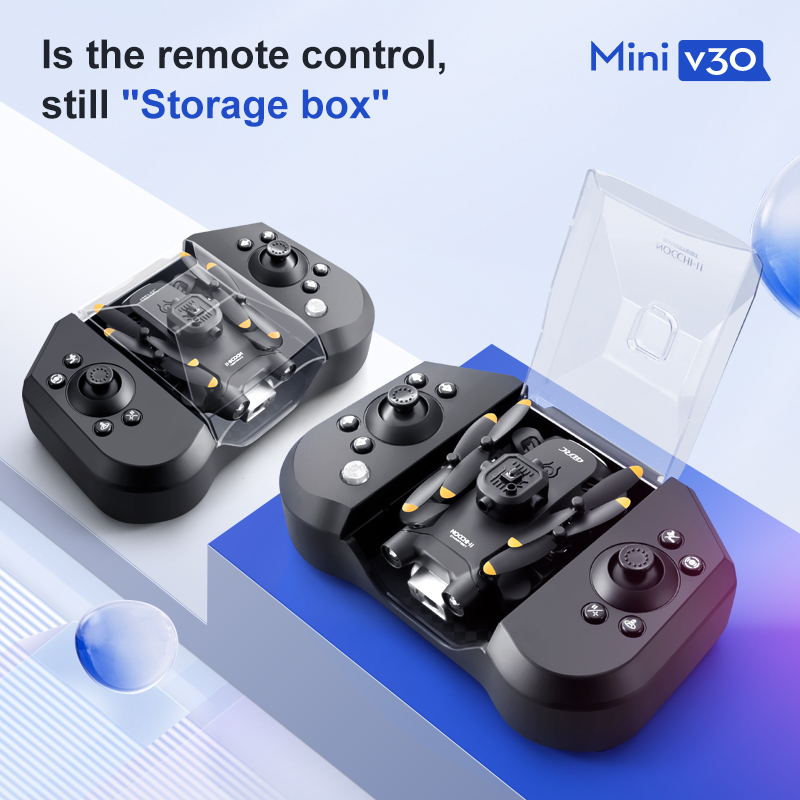 Mini V30 WiFi FPV Drone With 4 - Drone Video Production recension och pris
