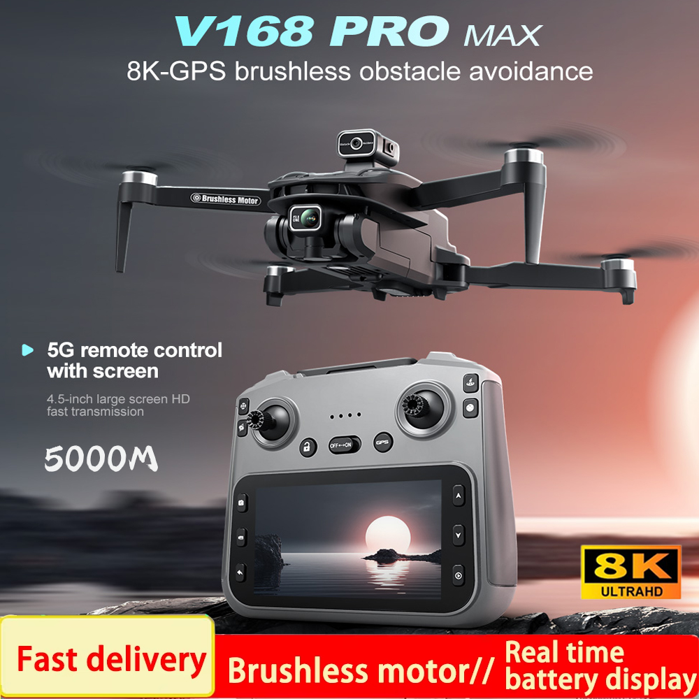 2025 V168 Pro MAX GPS Drone 8K - Drone Photogrammetry recension och pris