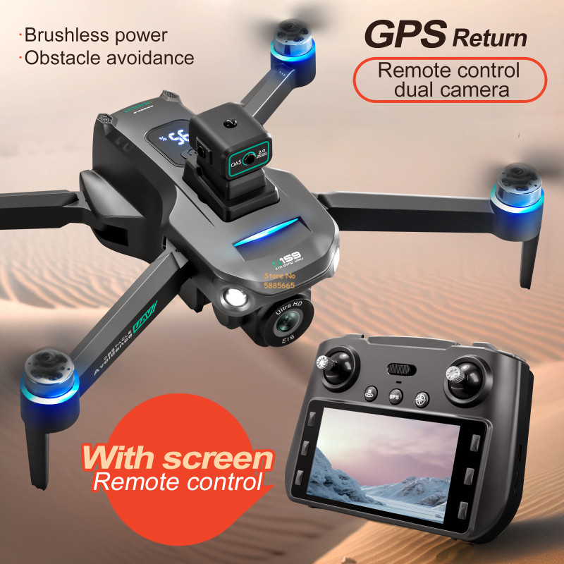 8K Dual Camera 5G WIFI FPV Rem - Drone Mapping recension och pris