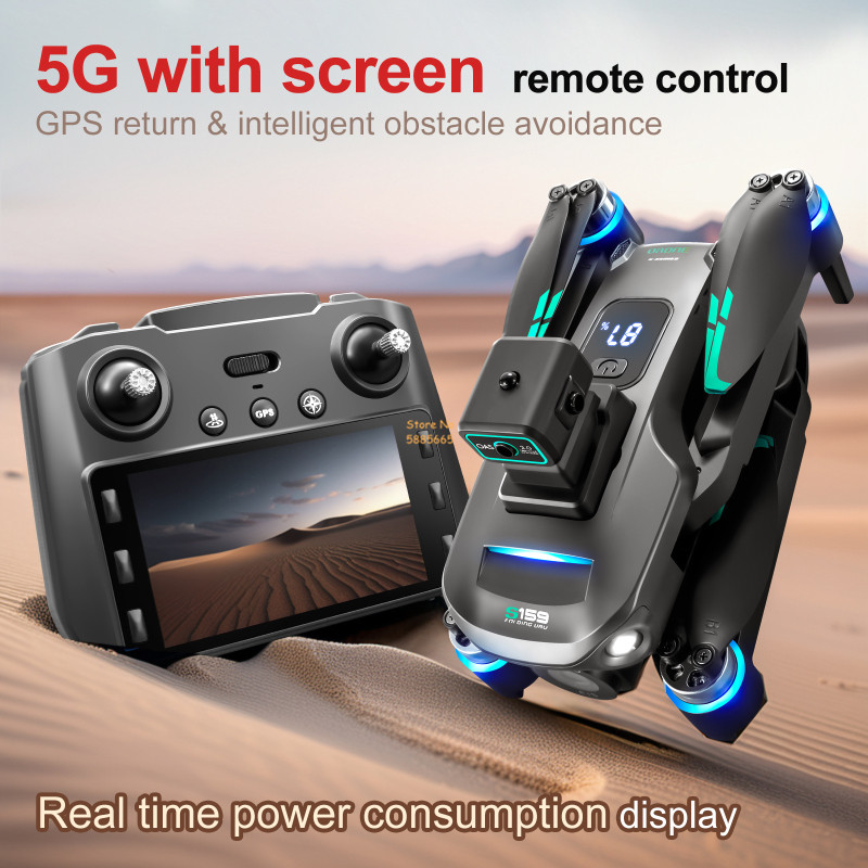 8K Dual Camera 5G WIFI FPV Rem - Drone Mapping recension och pris