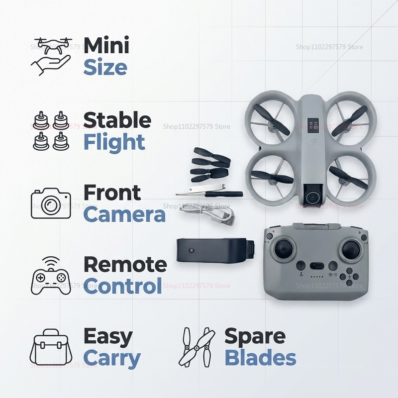Mini Drone with 8K HD Camera F - Drone Video Production recension och pris