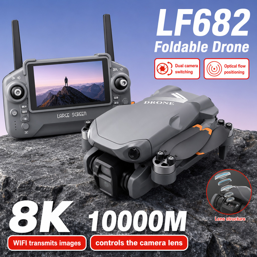 Aerial Photo LF682 Drone 8K HD - Drone Photogrammetry recension och pris