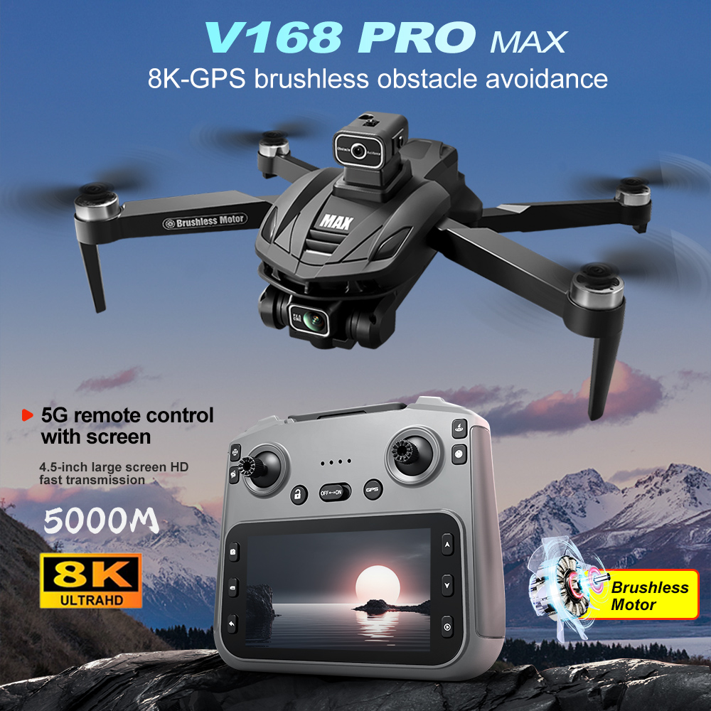 V168 PRO Max GPS Drone 8K Prof - Drone Surveying recension och pris