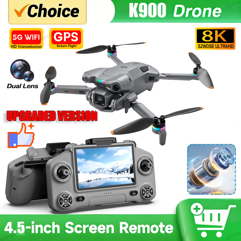 New K900 MAX GPS Drone with 4K - Drone Surveying recension och pris
