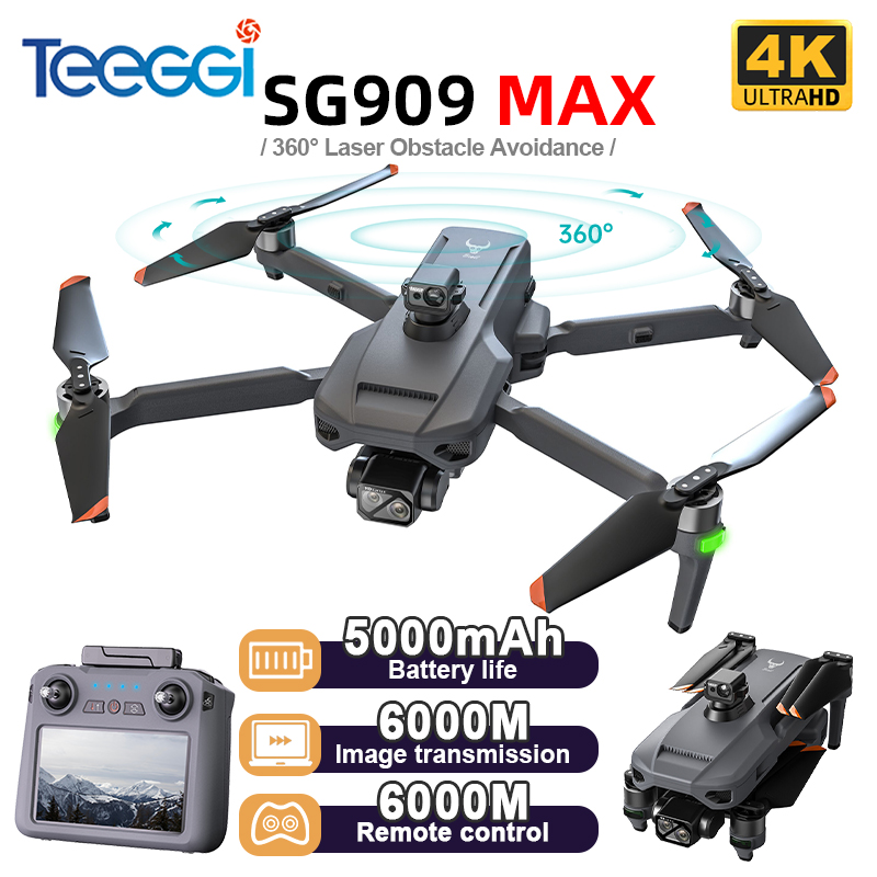 Teeggi SG909 MAX GPS Drone Wit - Drone Mapping recension och pris
