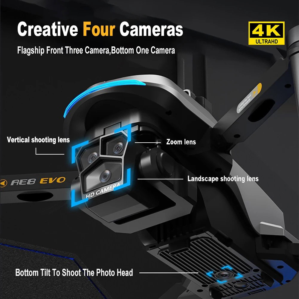 AE8 EVO Drone 4K Professional  - Drone Surveying recension och pris