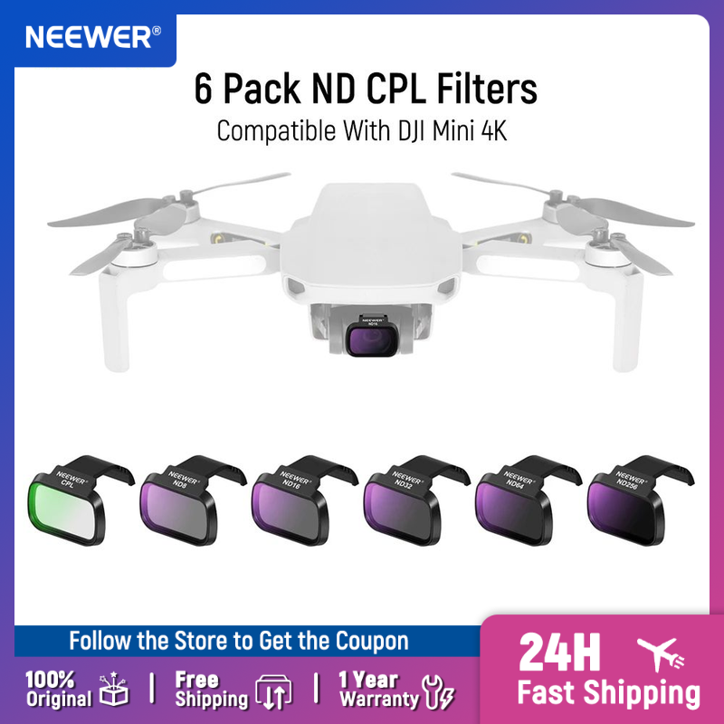 NEEWER 6 Pack ND CPL Filters F - Drone Ndvi recension och pris