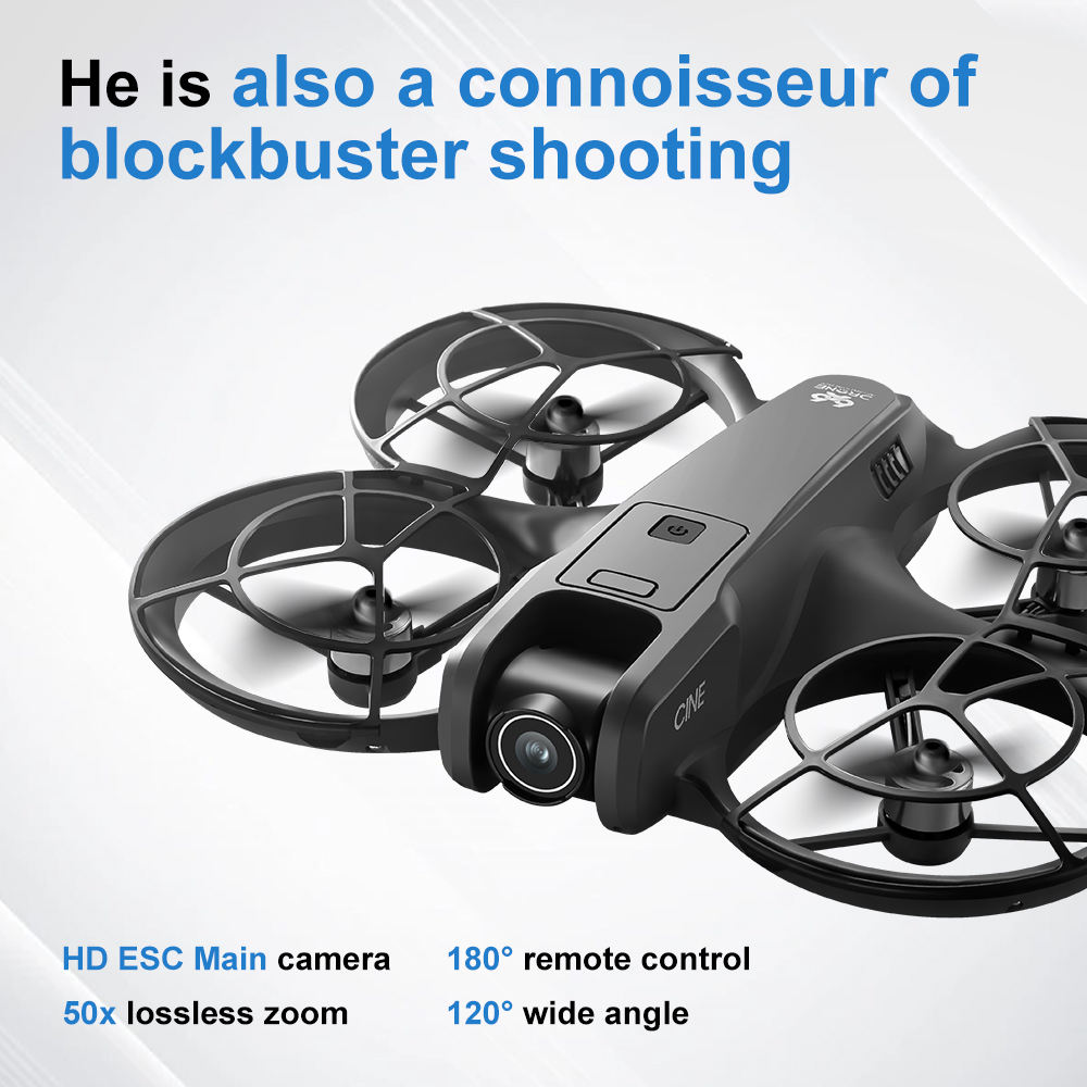 V666 Foldable Mini Drone 4K Du - Drone Cinematic recension och pris