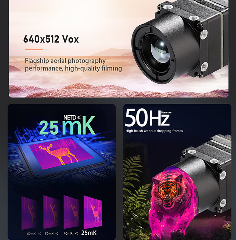 New Arrival 640x512 FPV Drone  - Drone Thermal Imaging recension och pris
