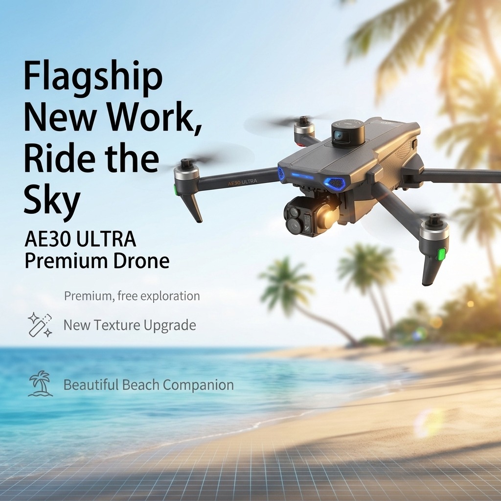 NEW AE30 Ultra GPS Drone 4K Pr - Drone Multispectral recension och pris